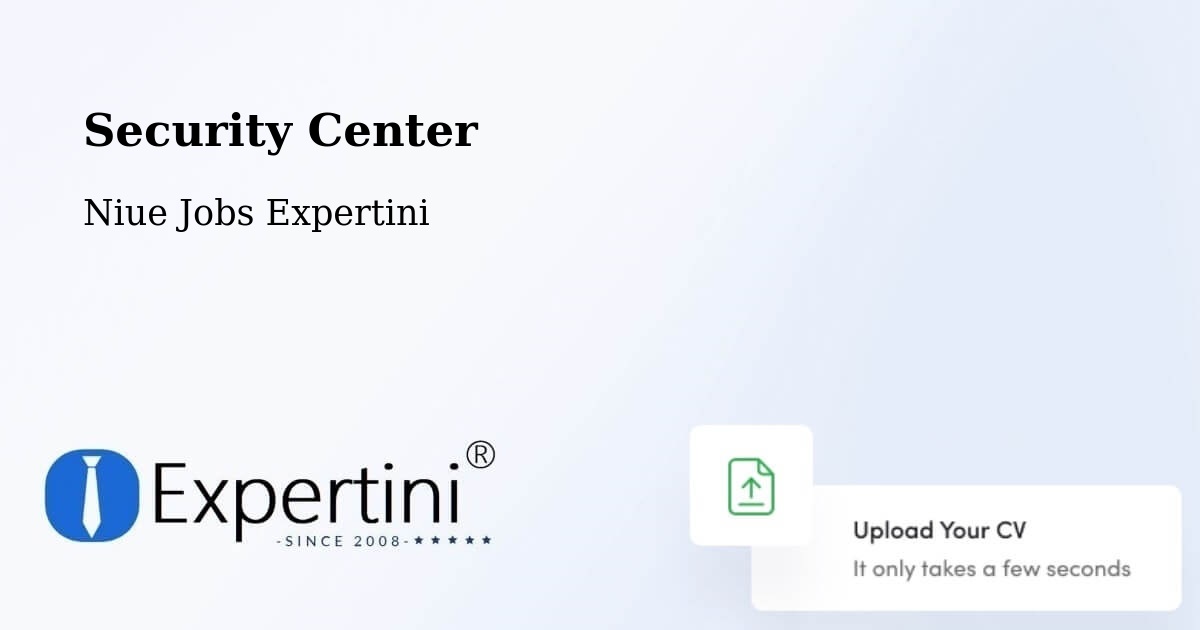 Security & Compliance – Talamaitoga - Niue Jobs Expertini